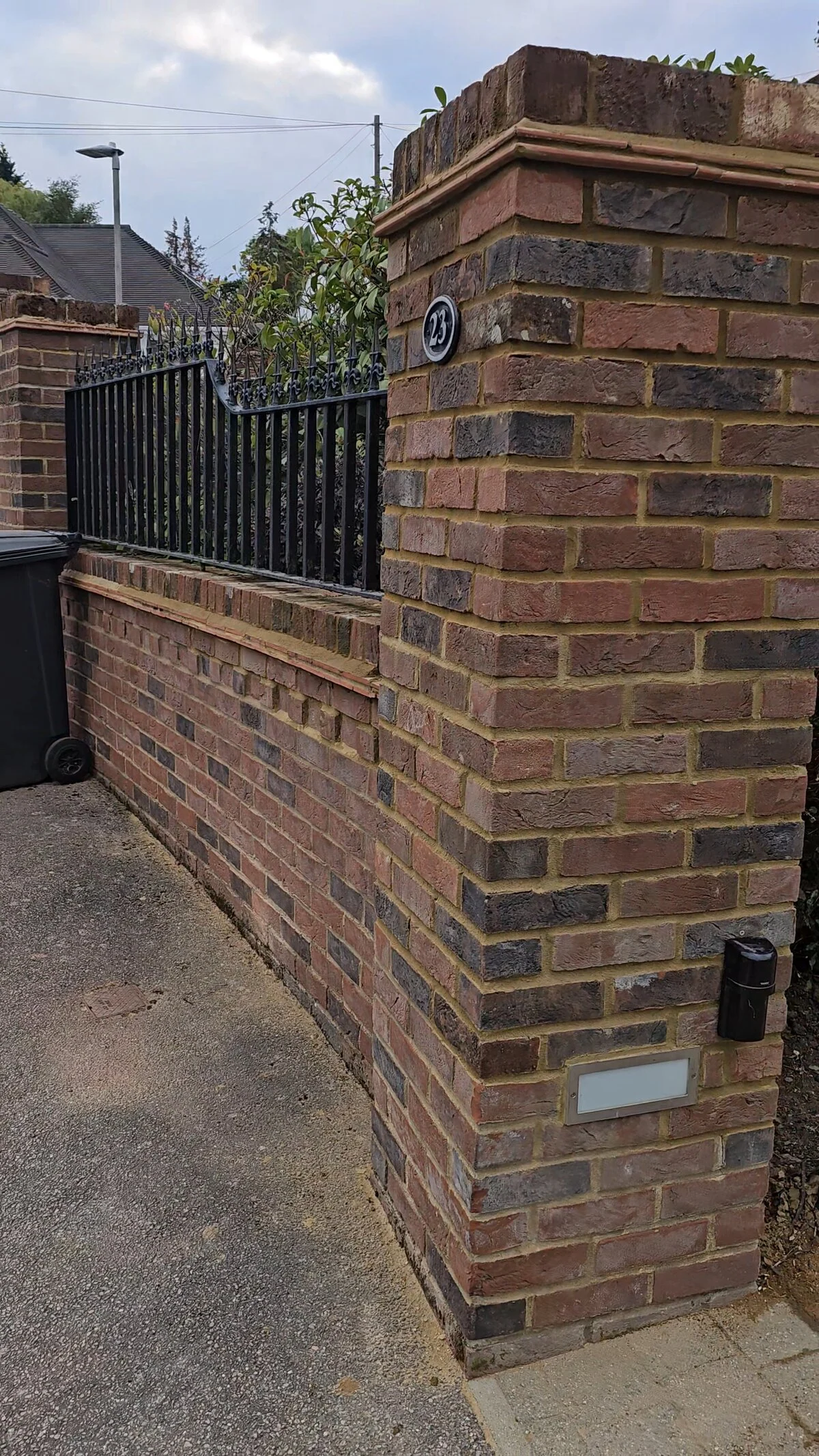 Garden construction in progress